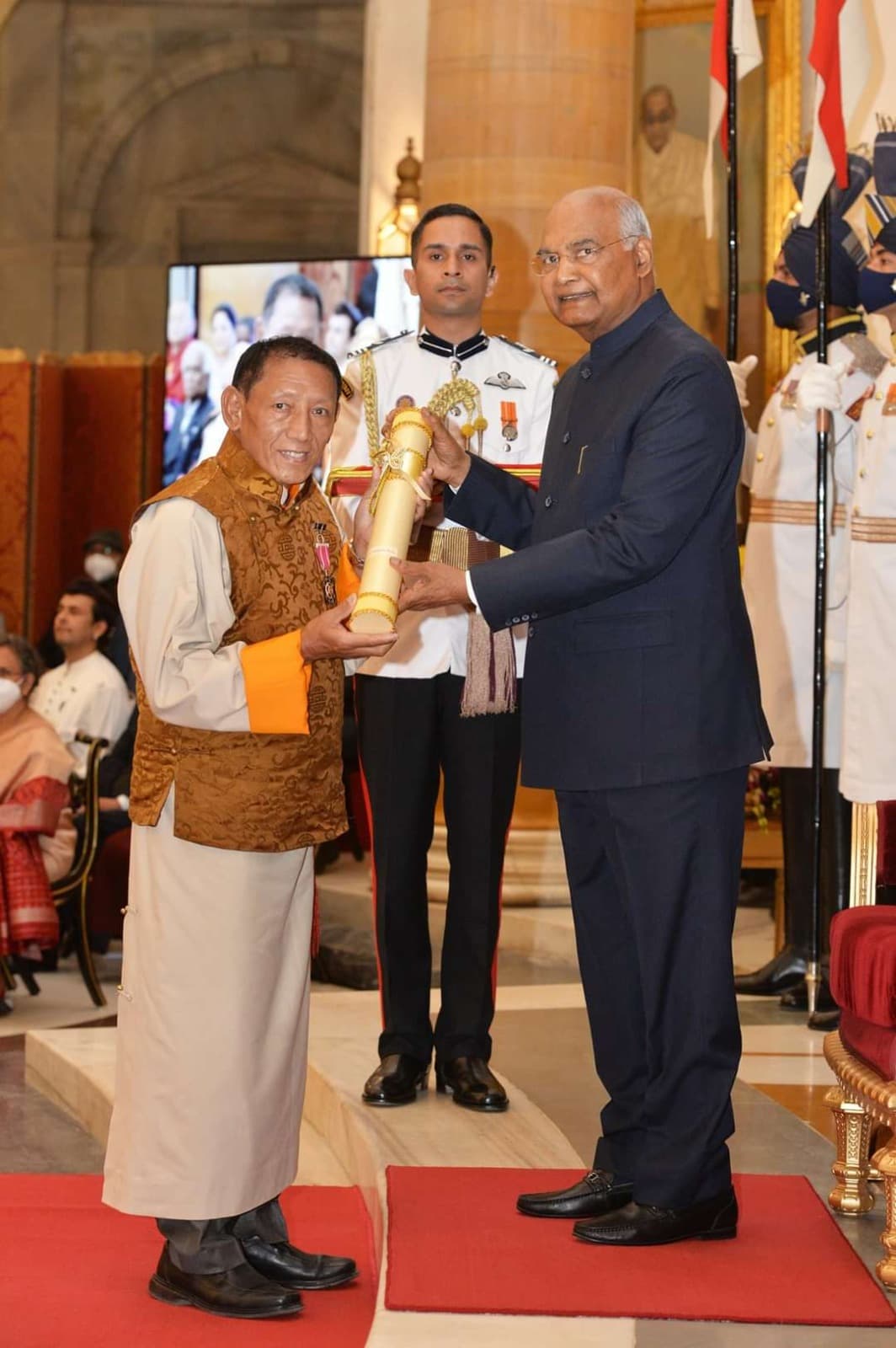Receiving the PadmaShree